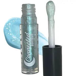 Connected Boutique Neptune- Blue glitter lip gloss  Glossy Makeup