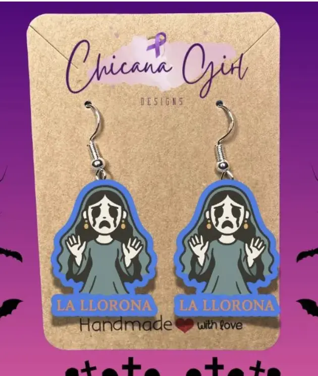 Halloween Jewelry, Mexican Folklore Earrings,  La Llorona, El Cucuy, La Bruja, Chupacabra, La Muerte & More, Spooky Latina, Gothic jewelry