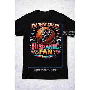 The "Crazy Hispanic Fan" Spurs Heritage Shirt