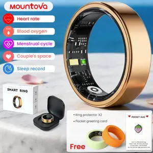 M3 Smart Ring-Monitor Sleep, Blood Oxygen & Temperature Anytime, 5ATM Waterproof Smart Ring for Daily Wellness,  health management
