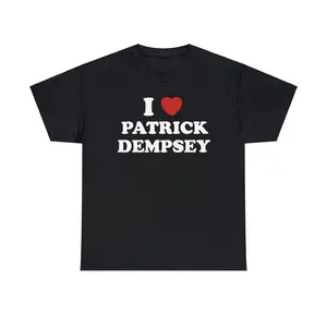 I Love Patrickk Dempsey Unisex Tee | Grey's Anatomyy | Dr. Derek Shepherdd
