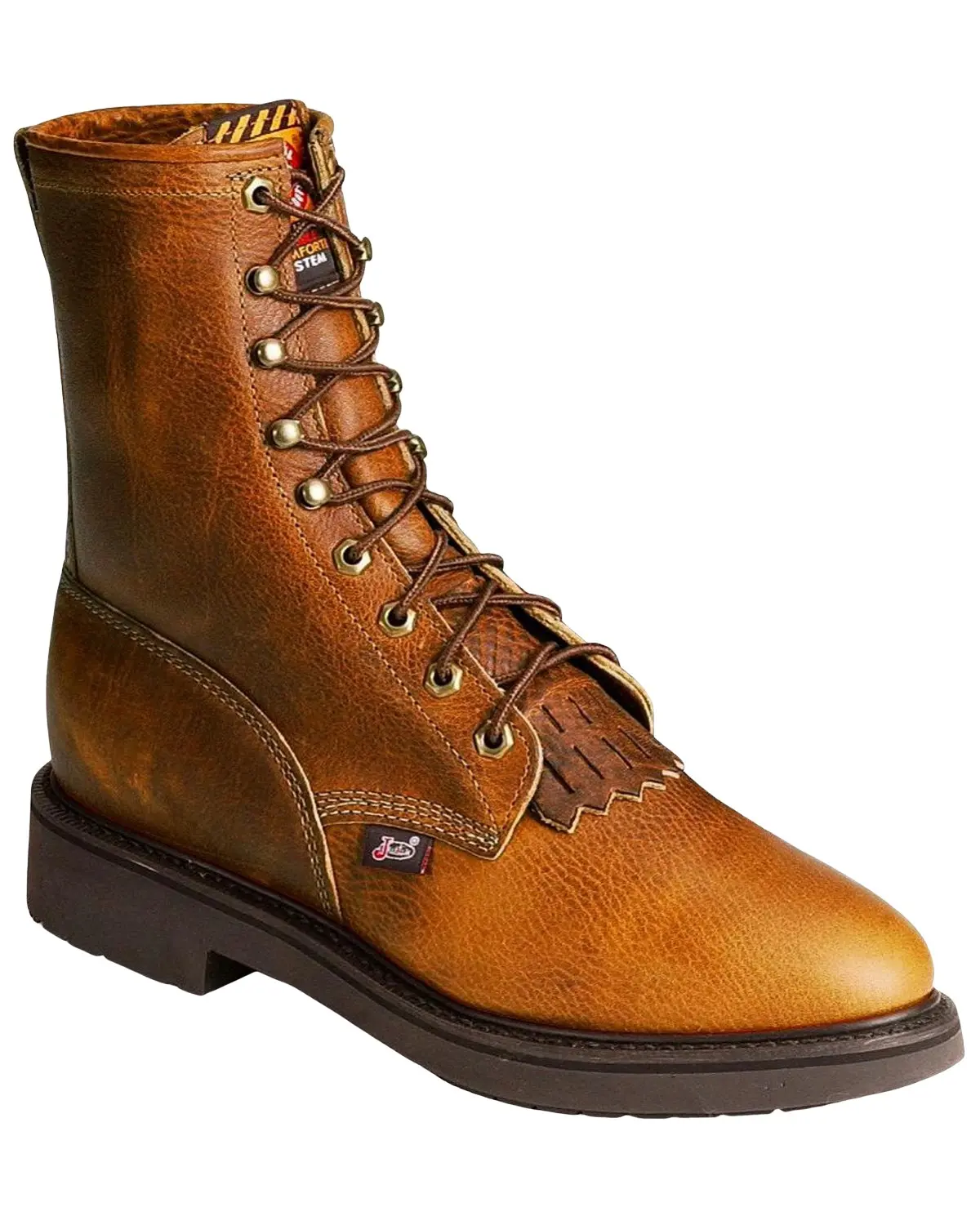Justin Men's Men'S Conductor 8" Lace-Up Work Boot Soft Toe - 760