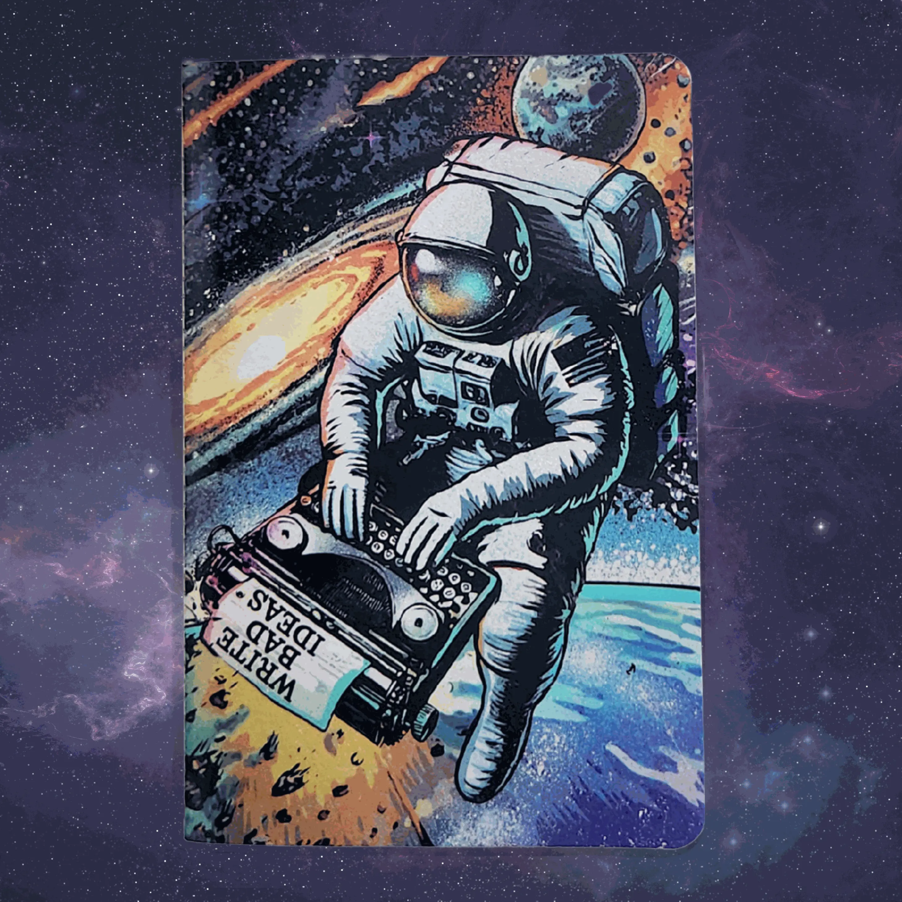 A5 "Astronaut Typewriter" Dot Grid Notebook