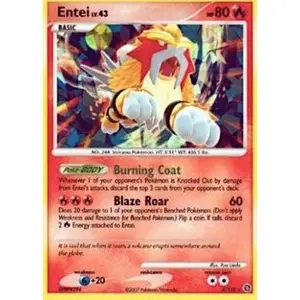 Entei - 4/132 (Cracked Ice Holo) - DMG