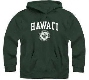 University of Hawaii Heritage Hooded Sweatshirt (Hunter Green)