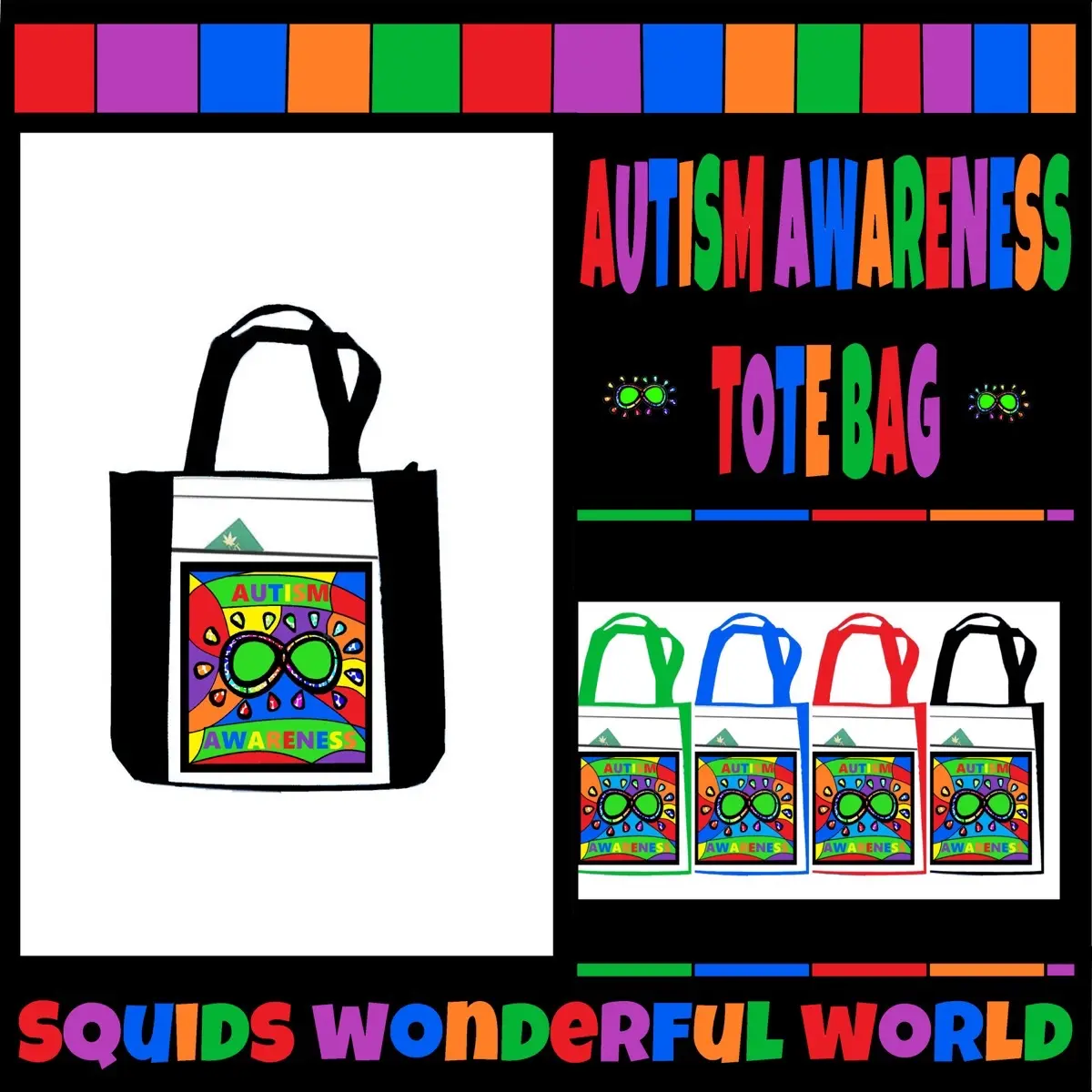 Autism Awareness Tote Bag