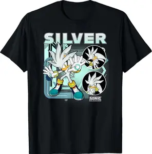Movie Comic Tee The #Hedgehog Silver Multi Pose Poster T-Shirt, Future #Trunksss Design Urban Essential T-Shirt, Gift For Man & Women