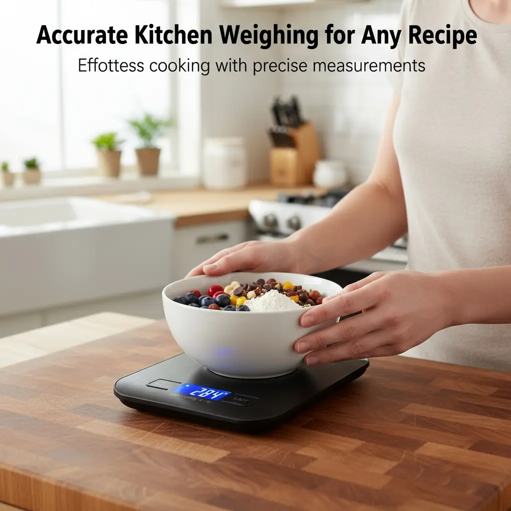 High Precision Digital Kitchen Scale, USB Charging/battery Powered, LCD Display, Stainless Steel, Waterproof, Accurate Food Weighing