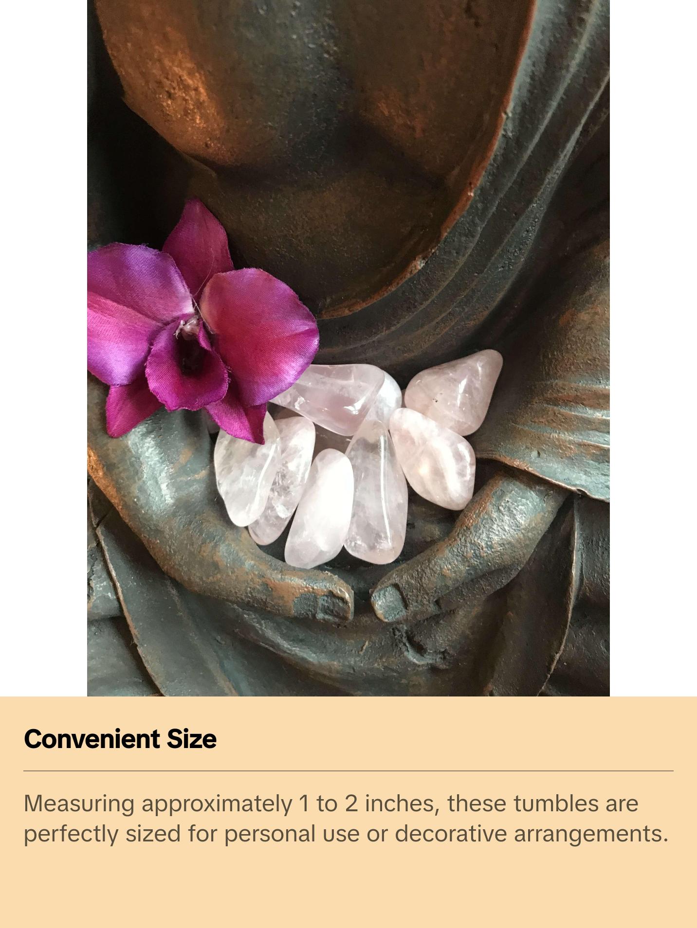 Rose Quartz Crystal Tumble