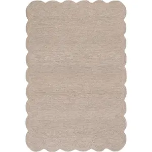 Nuloom Elira Solid Bordered Area Rug