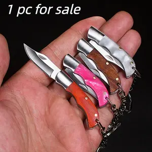 Edc Mini Pocket Knife, Portable Folding Blade, Sharp Micro Keychain Clip, Compact Edc Tool for Daily Use, Fishing, Lightweight Tools, Portable Multipurpose Knives