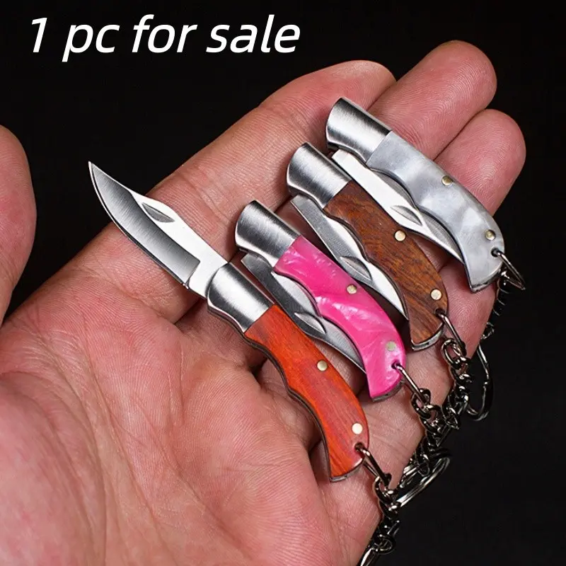 Edc Mini Pocket Knife, Portable Folding Blade, Sharp Micro Keychain Clip, Compact Edc Tool for Daily Use, Fishing, Lightweight Tools, Portable Multipurpose Knives, Outdoor Survival Edc, Outdoor Edc, Survival Gear