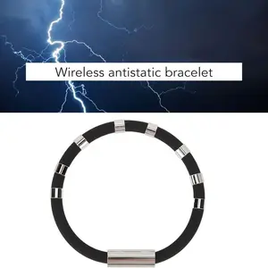 Silicone Anti-Static Bracelet, 8 Loops Design, Eliminates Body Static, Ideal for Winter Running & Sports, Wrist Accessories