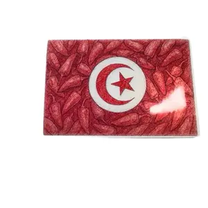 Tunisian Harissa Flag Sketch Sticker or Magnet