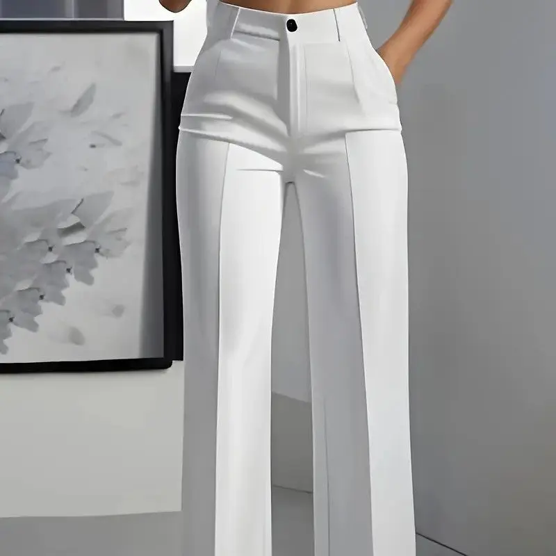 Pantalones formales de poliéster