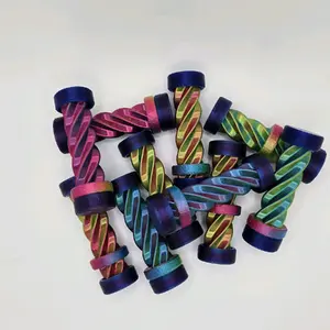 Hypnotic Twisting Star Spinning Ring Multicolor eye catching decor