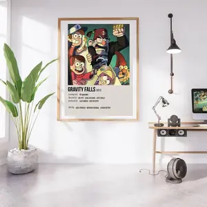 Gravity Falls Retro Movie Poster Print | Retro Vintage Wall Art | Movie Poster | Printable Wall Art |Digital Wall Art