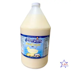 Mayson's Pina Colada (Restaurant Style) - 1 Gallon Bottle, Makes 75+ Drinks - Premium Ingredients (Greate for Cocktails, Smoothies, Dessert Topping)