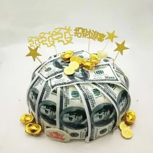 Edible Wafer Fake Dollar Cake Decoration Topper Edible Wafer Fake Dollar Cake Decoration Topper