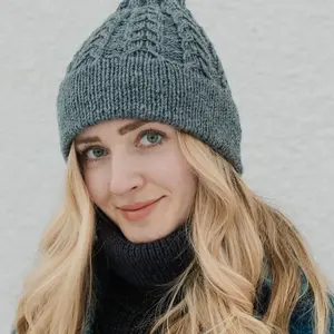 Handmade Bridgeland Beanie Pattern – Easy Cable Knit Hat by Janine Myska