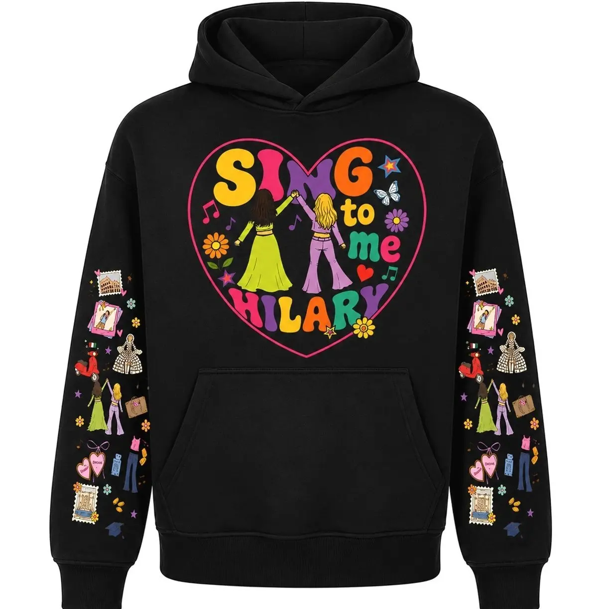 Hilary Duff SMALL ROOMS,BIG NERVES Tour 2026 hoodie Men's and Women's  Clothing XAA MEG