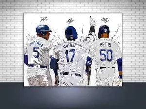 Los Angeles Dodgersposter, World Series Champions, Premium Poster Or Gallery Canvas Wrap, Man Cave, Office, Kids, Dorm Room