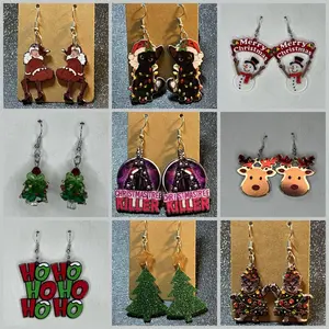 Christmas earrings