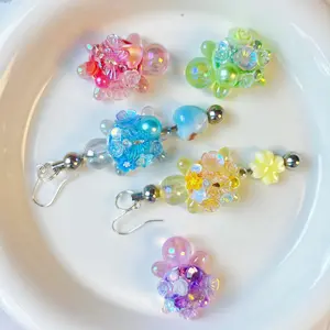Chris-A21-Handmade fancy luminous UV turtle beads for phone chain and pen