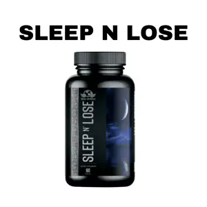 Sleep N Lose 100% Natural Habit-Forming Nighttime Sleep Formula with Reishi, Melatonin & L-Arginine - 60 Capsules per Bottle - Supplement Healthcare Dietary Vitamin Healthy Organic