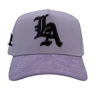 NO LOVE Grey LA Logo Trucker Hat for Men Women Unisex Adjustable Cap