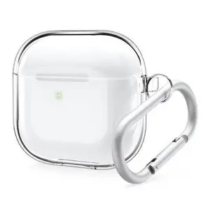Clear case and earbuds