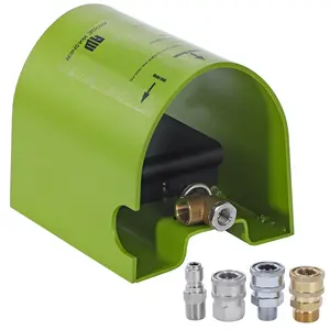RIDGE WASHER Foot Valve Sewer Jetter Kit for Pressure Washer, Power Washing Ball Valve, 4000 PSI Foot Control Valve