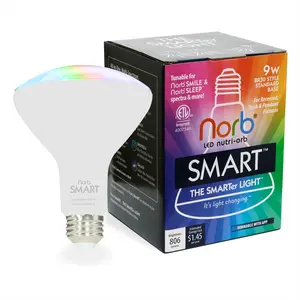 Norb Smart Light BR30: App-Controlled, Color-Changing Wellness Lighting