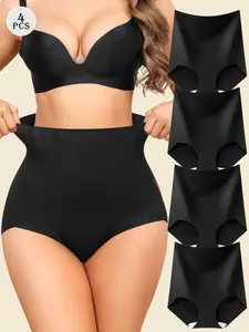 Women's Tummy Control Underwear Set Lingerie, High Waisted Shapewear Panties, Seamless Design for Postpartum Recovery & Daily Wear, Fit