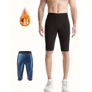 Men's sauna sweat pants, suitable for fitness, yoga, running, training, and ball sports.