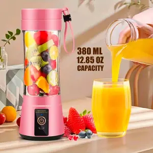 Portable Cordless Rechargeable Battery-Powered Mini Blender, Kitchen Appliances for On-the-Go Juicing
