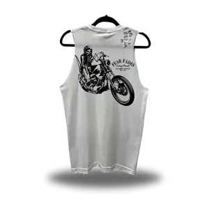 FEAR FADES WHITE ROAD RASH TANK TOP