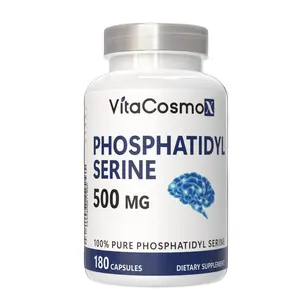VitaCosmoX Phosphatidylserine 200 mg | Made in USA | 120 Veggie Capsules