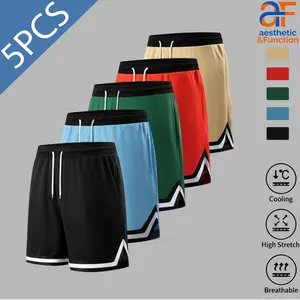 European and American style shorts, trendy basketball pants, casual sports shorts, sports five-inch pants for men