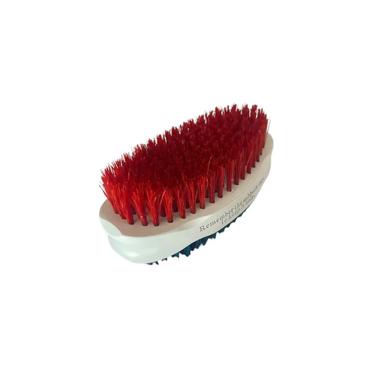 JIGGSAWMILLIONS Dual Diver Hair Brush - White Base with Red & Blue Multi-Texture Bristles (Medium + Soft Wave Drop, Soft + Hard) for Men & Women