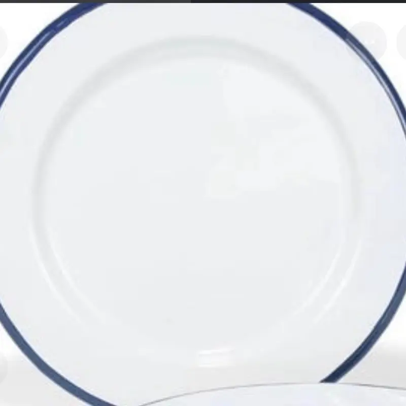 Enamel plate