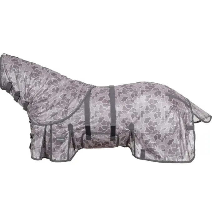 Retro Camo Mesh Fly Sheet with Detachable Neck Cover
