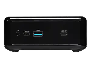 ASRock Industrial NUC BOX-1340P/D5 Plastic with sheet metal Black Barebone Systems - Mini-PC