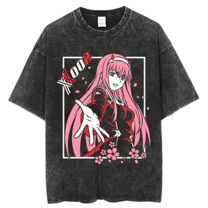 ANIME & MANGA DARLINGZEROTWO VINTAGE ANIMEOVERSIZED T-SHIRT 6