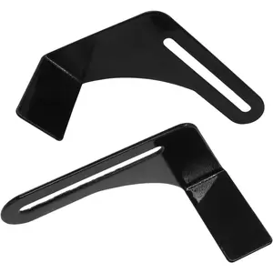 2pcs 9.84" Bench Grinder Protective Tool Rest-Stable Carbon Steel for Enhanced Safety and Precision in Grinding Tasks, Black Finish for Long-Lasting Performance and Professional Results