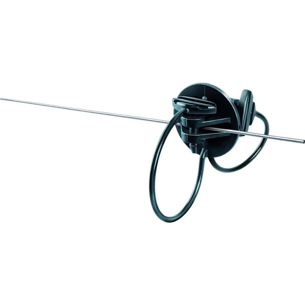 Speedrite Pinlock Wire Offset Mount Replacement Insulator - Black Galvanized Steel, Outdoor, 1.2 lbs, 3.30" h x 10" w x 17" l, 6J Output Energy, High-Tensile Fence Extender with Nails/Screws, Polywire Compatible, Extends Barb/Woven Wire Fence Life, Extend