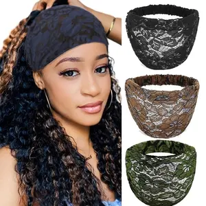 4Pcs/Pack Elegant Lace Breathable Headband, Women's Bohemian Ethnic Trendy Belt - Wide Edge Comfortable Dress Headpiece