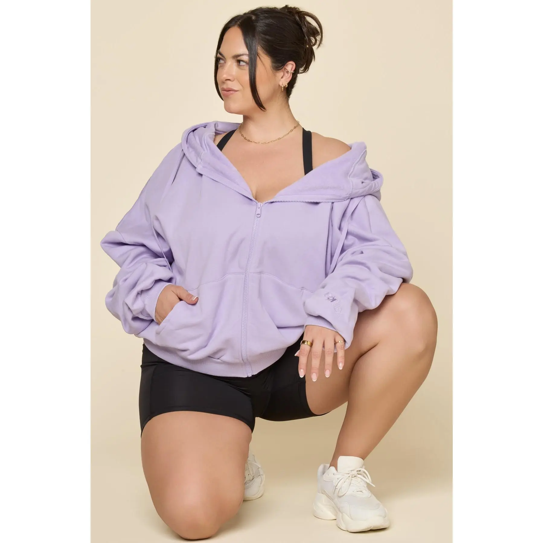 Zip Cloud Hoodie - Digital Lavender Zip Cloud Hoodie - Digital Lavender