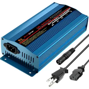24V 8Amp  Charger, Automatic  Lead-Acid  Trickle Charger Maintainer with XLR Connector for , Sealed AGM , Boat,Lawn Mower
