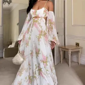 Backless Spaghetti Straps Dress